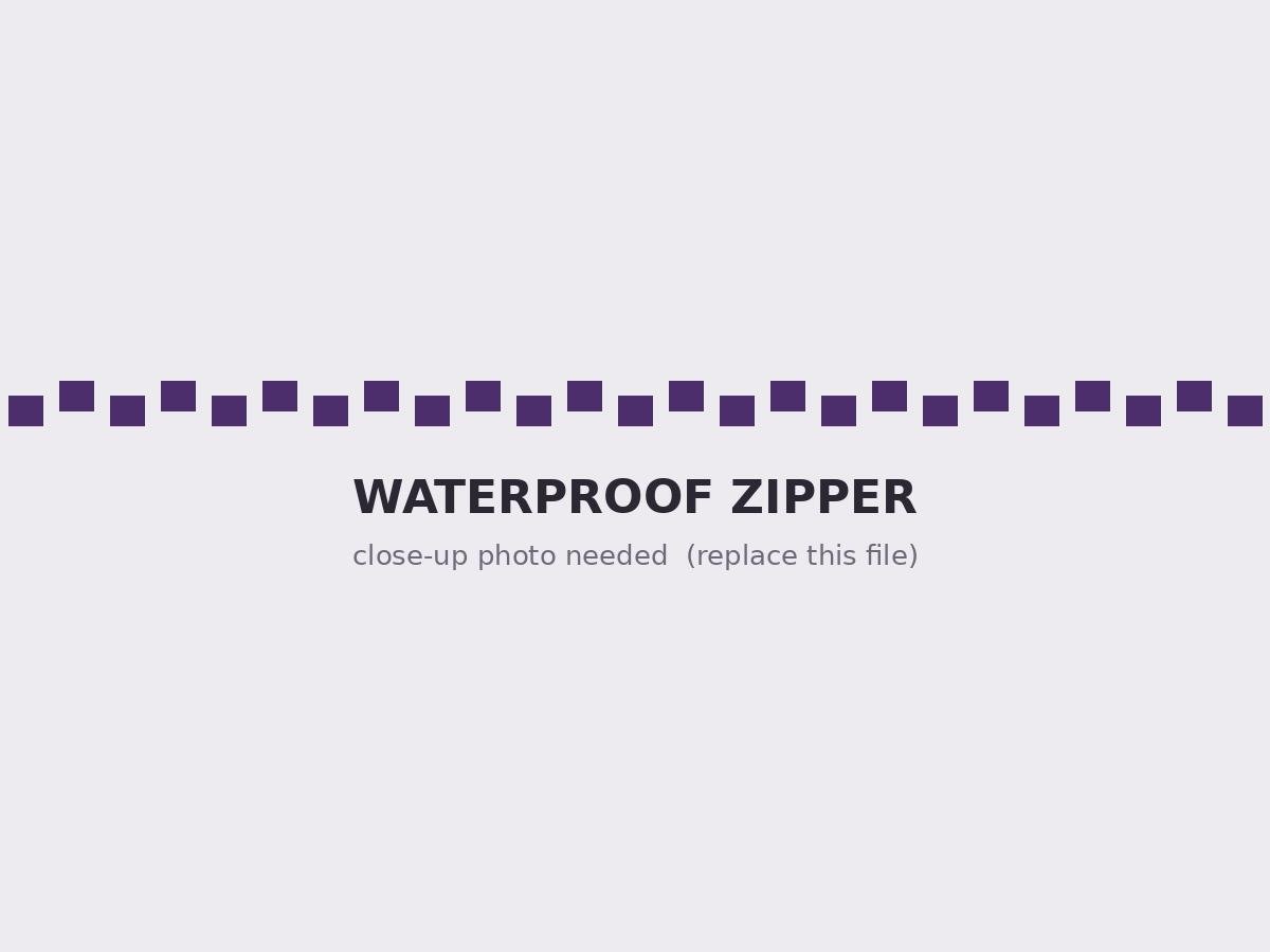 Waterproof TPU coated zippers for outdoor gear